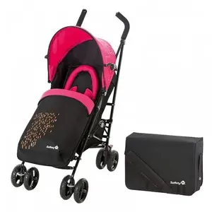 Ratiņi SAFETY 1ST Slim Package City rozā ar guļammaisu un somu, modelis Ż-MA-WÓ-07-60