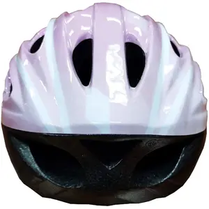 Velosipēda ķivere No name modelis 88854-P — rozā, M 54–58 cm, regulējama piekļaušanās