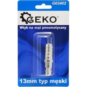 Соединитель для пневмо-шланга 13 мм, вилка (мужской), GEKO G03402, блистер