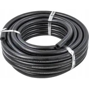 Dārza šļūtene Rockforce RF-AHC-55/8B armēta gumijas eļļizturīga 10 mm x 10 m