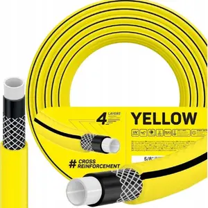 Dārza šļūtene Sourcing C.GREEN HOSE dzeltena, diametrs 5/8", garums 30 m