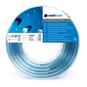 Garden hose Cellfast 4 mm × 50 m unreinforced general-purpose (model 20-400)