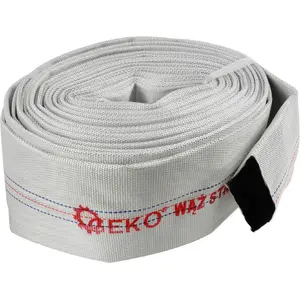 Garden hose GEKO vx1109 — 3" (approx. 76 mm) canvas fire hose, 20 m, without couplings