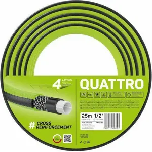 Шланг для полива Cellfast CF Quattro 1/2" 80 м — 4-слойный садовый шланг
