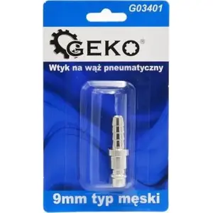Пневмо-штекер GEKO G03401 — 9 мм, тип «мужской», блистер (10/100)