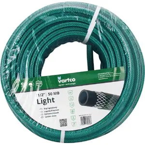 Dārza šļūtene SHARK Tools SPRINT 50 m, 1/2" diametrs, 3 slāņu konstrukcija, spole