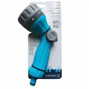 Water spray pistol Cellfast Cellpro Modus 8 — garden hose nozzle, adjustable spray patterns