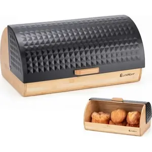 Maizes kaste Elitehoff E-6065 bambusa glabāšanas konteineris maizei
