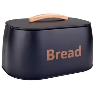 Bread box Lumarko CHLEBAK model ODEL-CH-006-59 – black with lid