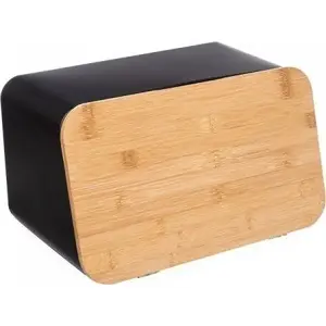 Bread box 5_five S7910815 — metal countertop bread storage container