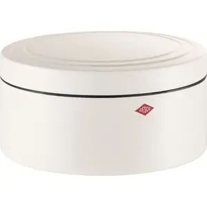 Bread Bin Wesco Classic Line round sand matte — metal bread storage container