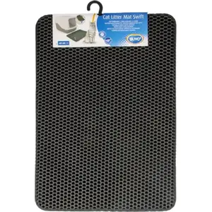 Duvo+ two-layer cat litter mat 45×65 cm, absorbent entry mat for cat paws