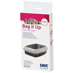 Litter Bag Refills Savic for Large Litter Trays, pack of 12