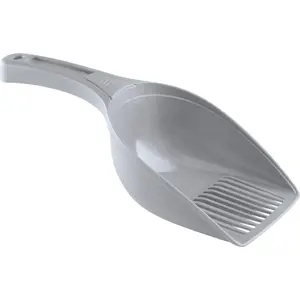 ZOLUX litter scoop, gray, durable plastic — for cat litter trays