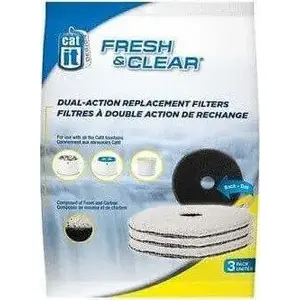 Hagen cat drinking fountain filter cartridge model 65093 for Catit fountains, replacement filter media