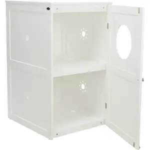 Cat house Trixie TX-40239, indoor pet shelter, white