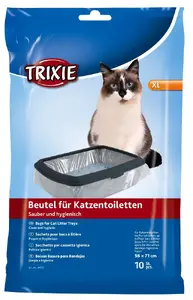 Dog/cat poop bag Trixie TX-4051 disposable transparent, pack of 10, 560×710 mm
