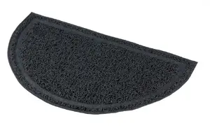 Cat litter mat Trixie TX-40385 semi-circle PVC anthracite 410×250 mm