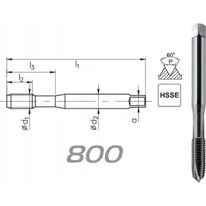 Tap FANAR GWINTOWNIK UNC 5/16-18 DIN 371B (2B) HSSE 800
