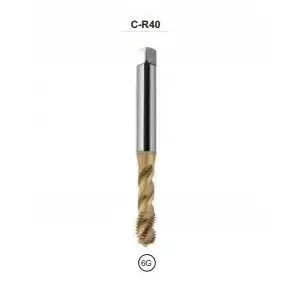 Метчик FANAR M10 DIN 371C R40 6G HSSE TN 800X для нарезки резьбы в металле