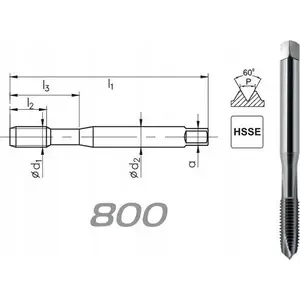 Метчик FANAR GWINTOWNIK UNF No10-32 DIN-371B (2B) HSSE 800