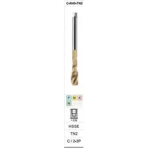 Метчик FANAR M18 DIN 376C R40 (6H) HSSE TiN 800X