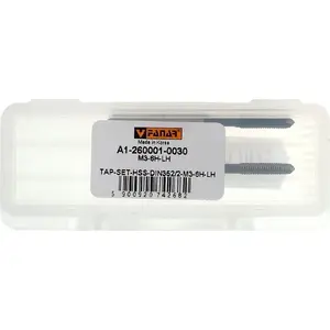 Tap FANAR GWINTOWNIK M3 NGMM/2 DIN-352/2 LH (6H) HSS – left-hand M3 threading