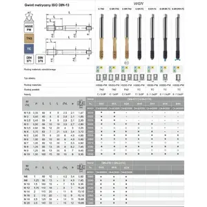 Метчик FANAR WYGNIATAK M 4 DIN-371C HSSE-PM WGN TIN без канавок