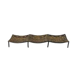 Dekoratīva metāla trauks Art-Pol 56415 — 355×120×40 mm