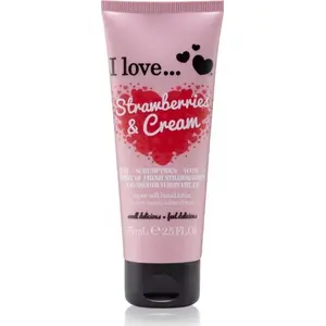 Hand lotion I love Strawberries & Cream 75 ml — I love Super Soft