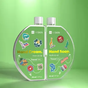 Hand cream and hand soap set Alkotest HISKIN Puzzle 2 x 90 ml