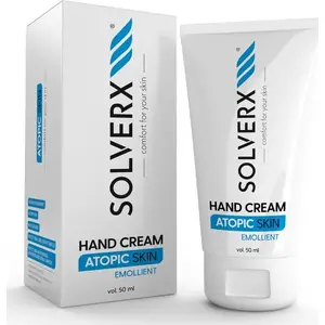 Крем для рук Solverx Atopic Skin, эмолент, 50 мл — для сухой атопичной кожи