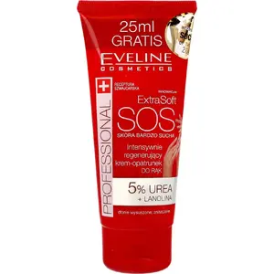Hand cream Eveline 100 ml Extra Soft SOS — nourishing and regenerating care