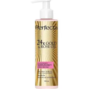 Крем для рук Perfecta 24K Gold & Rose Oil 195 мл — увлажняющий люксовый уход