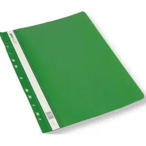 Ring Binder / Lever Arch File TEKA A4 with Perforation, Green, 20 pcs