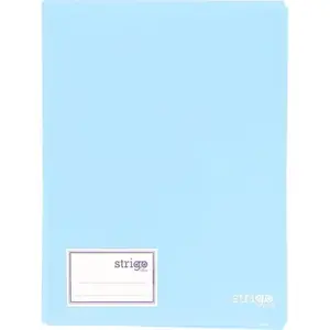 File album Strigo A4 with 20 transparent sleeves, blue