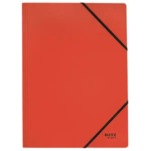 Folder LEITZ Recycle Card Folder with elastic bands A4 Carton 232×318×2 mm