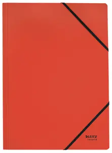 Leitz Recycle 39080025 A4 Card Folder with Elastic Bands
