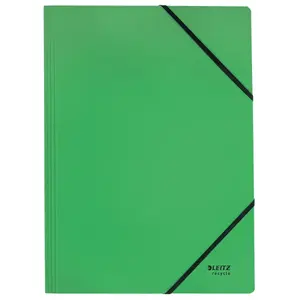 LEITZ Recycle Card Folder with elastic bands A4 carton 232×318×2 mm Blue Angel