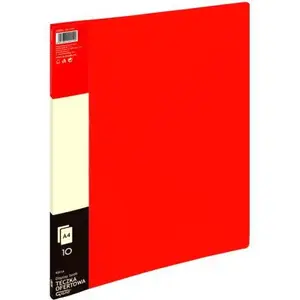 Folder Grand offer file with 10 pockets, red, model 237476
