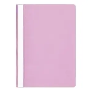 Folder Donau A4 light pink — document folder for A4 papers, slim archival sleeve