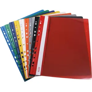 Suspended Binder Folders Biurfol SH-01-01/CZER, red, pack of 10 - hanging file folders