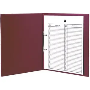 Folder for Personal Files A4/2R, Biurfol — PVC black, model TD-12-01-CZAR