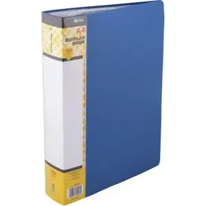 D.Rect presentation folder with 100 blue pockets, D.Rect model 447680