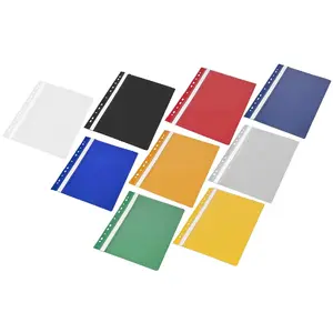 A4 dokumentu mape ar skavu MyOffice STM-02-07 PVC pelēka, iep. 20 gab.