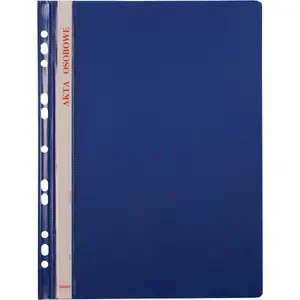 Hanging File Folder Tabs Biurfol BIUR0041, navy blue, pack of 10