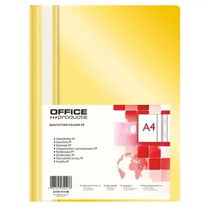 Office Products A4 yellow paper sheets, 21101111-06, A4 size, standard weight