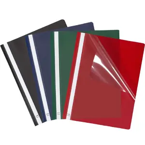 Folder Bantex Standard A4 with metal prongs, black — 25 pcs