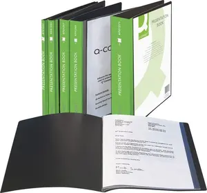 Folder Q-Connect KF01263 A4 black, capacity 10 sheets