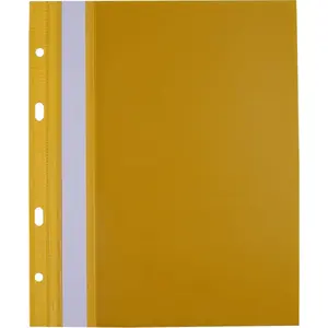 Binder folder A5 hanging hard cover yellow 10 pcs — Biurfol BIUR0795